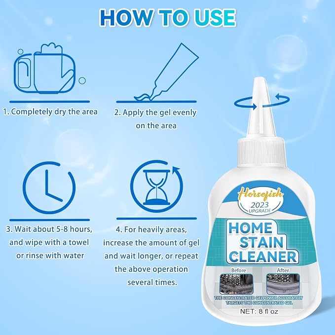 Home Remover Gel, 8 Fl Oz Household Washing Machine Cleaner - Image 5