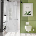 AmazerBath Stall Shower Curtain Liner 36x72, Walk in Shower Curtain Plastic by AmazerBath