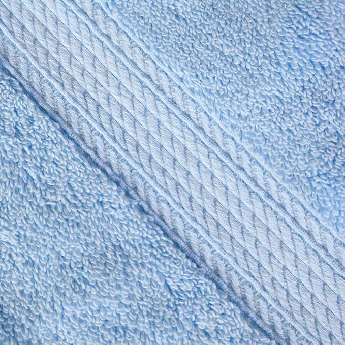 Superior Egyptian Cotton Pile Face Towel/Washcloth Set of 6, Ultra Soft Luxury - Image 3