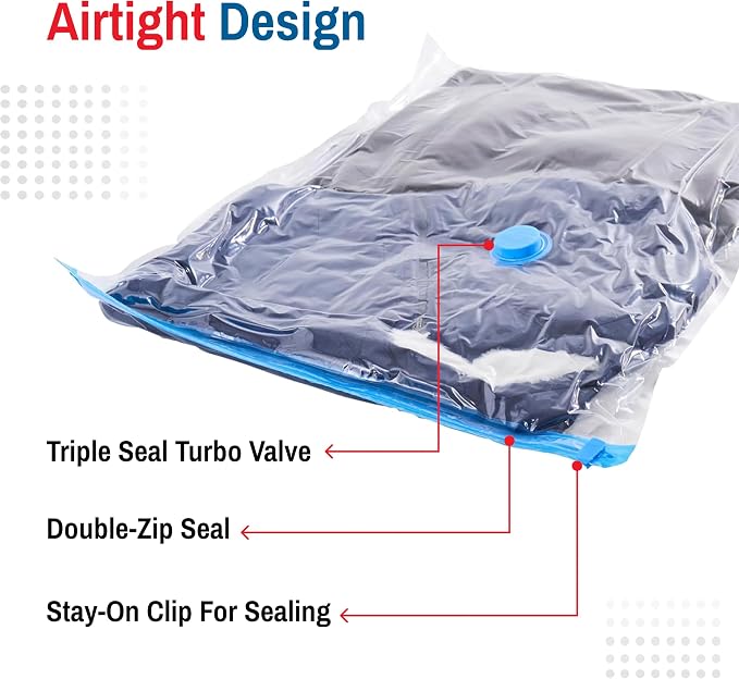 15-Pack Variety Vacuum Storage Bags - Image 5