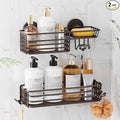 LEVERLOC Shower Caddy Suction Cup, 2 Pack Shelves by LEVERLOC