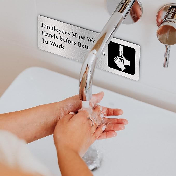 Employees Must Wash Hands Signs, Wash Hands Signs - Image 7