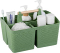 rejomiik Portable Shower Caddy Basket Plastic Cleaning Caddy Organizer Storage by rejomiik