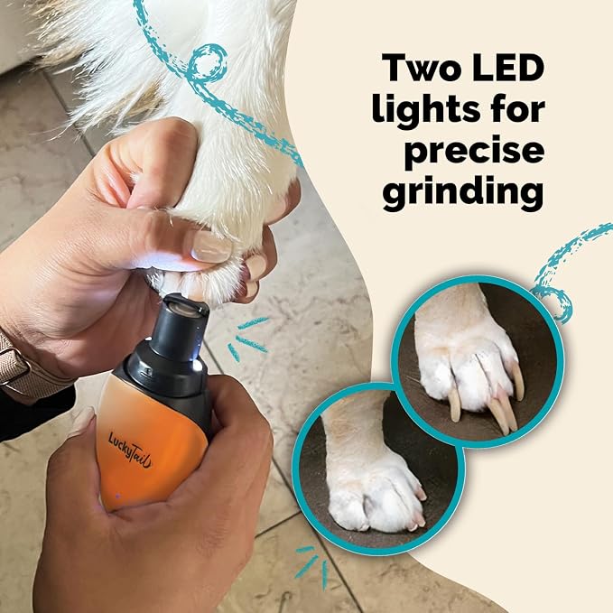 LUCKY TAIL Pet Nail Grinder for Dogs and Cats - Image 5