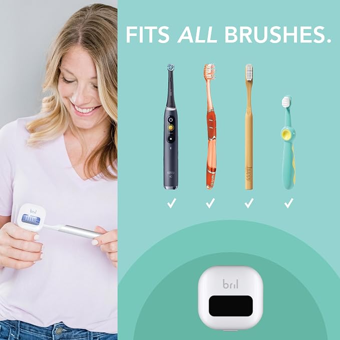 Bril UV-C Toothbrush Sanitizer and Holder, Portable Cleaner, Travel Cover - Image 5
