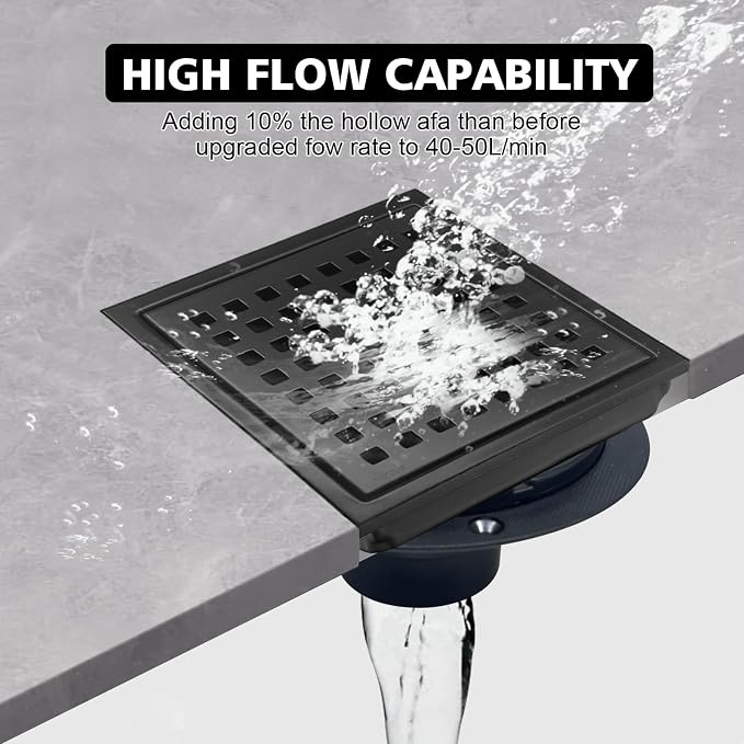 4 Inch Square Shower Drain - Image 5