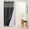 River Dream Stall Heavyweight No Hooks Required Dotted Waffle Weave Shower by RiverDream