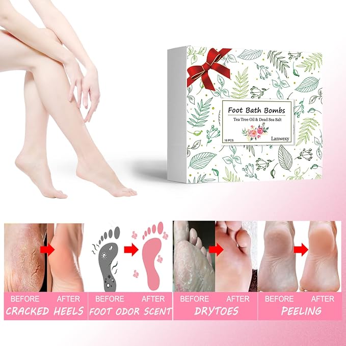 Bath Foot Bombs, 16 Pack Foot Soak - Image 2