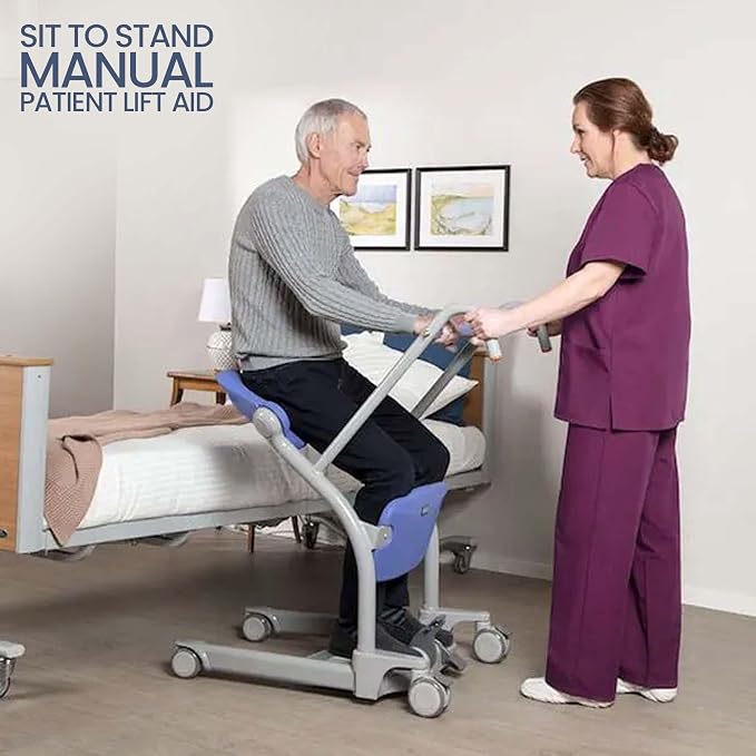 ArjoHuntleigh Sara Stedy Sit to Stand Manual Patient Lift Aid | Fully Assembled - Image 9
