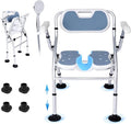 Shower Chair for Inside Shower, Foldable Shower Chair for Elderly and Disabled by Fasjloctavty