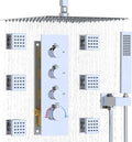Enga Shower Jets System in Wall, 16 Inch Rain Shower Head by Enga