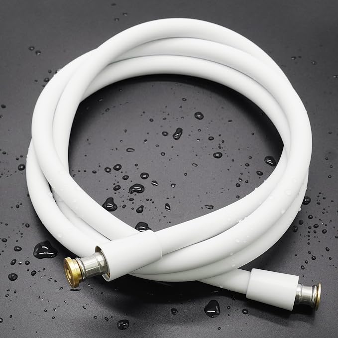 Shower Hose Extra Long, Ultra-Soft Silicone Shower Hose Replacement, Anti-Kink by BriskSpring