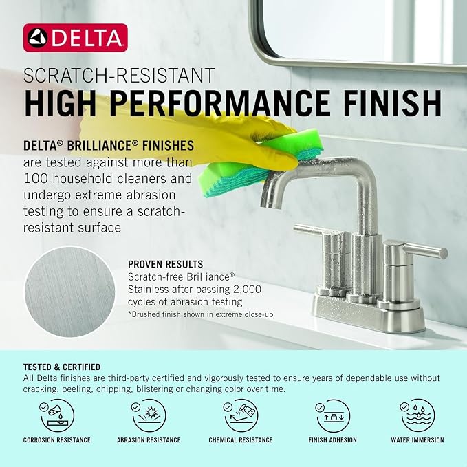 Delta Faucet Lahara 2-Handle Widespread Roman Tub Faucet - Image 9