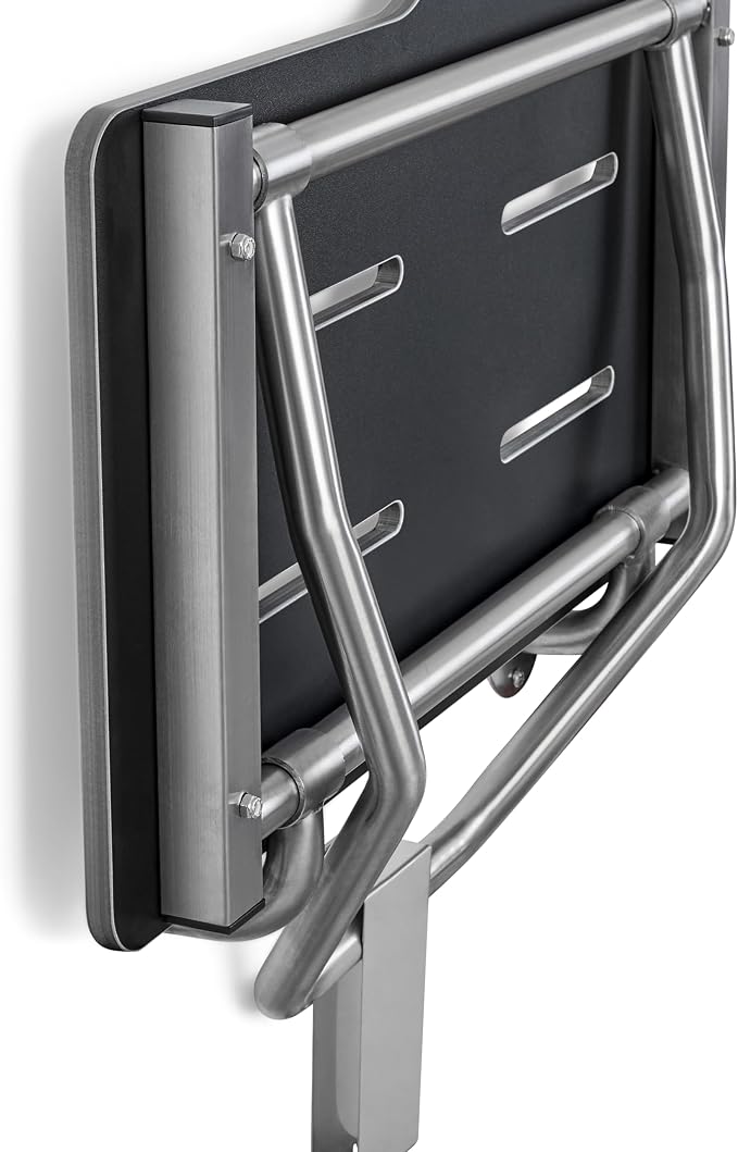 Seachrome 28" x 22.5” Black Reversible Folding Transfer Tub/Shower Seat - Image 6