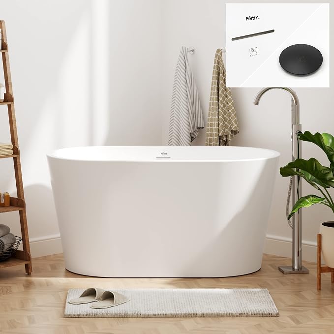 FerdY Shangri-La 47" Acrylic Freestanding Bathtub - Image 2