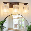 3 Light Bathroom Light Fixtures Modern ORB 18 Inch Vanity Lights by ALAISLYC