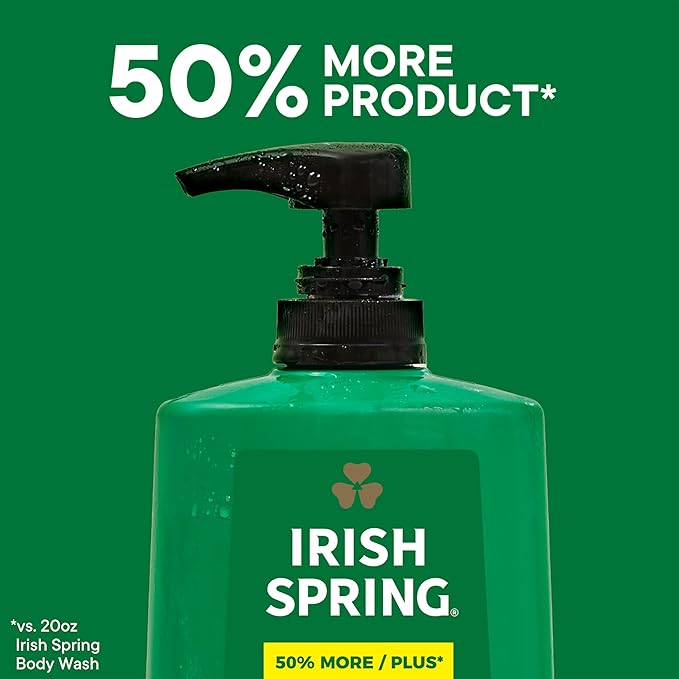 Irish Spring Mens Body Wash, Moisture Blast Body Wash - Image 4