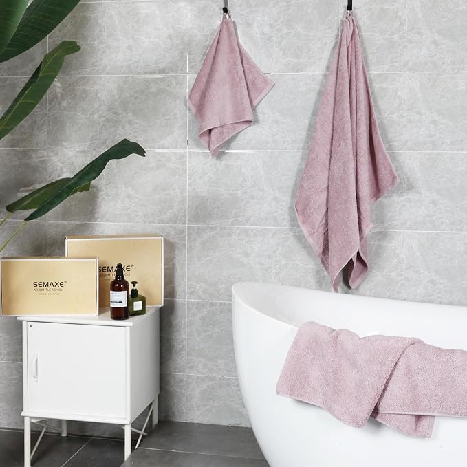 SEMAXE 12-Piece Family Bathroom Towel Set - Image 8