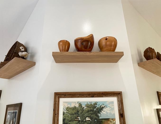 joelsantiques 24 Inch Wooden Floating Shelves - Image 4