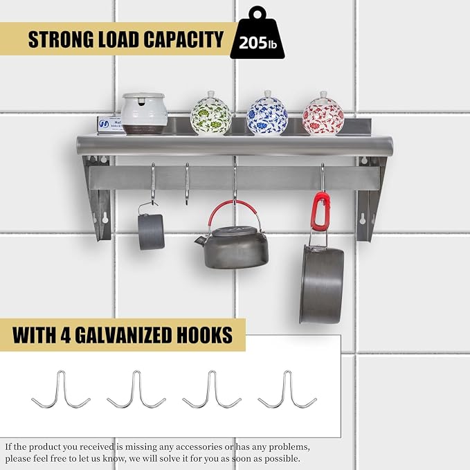 Hally Stainless Steel Shelf - Image 4