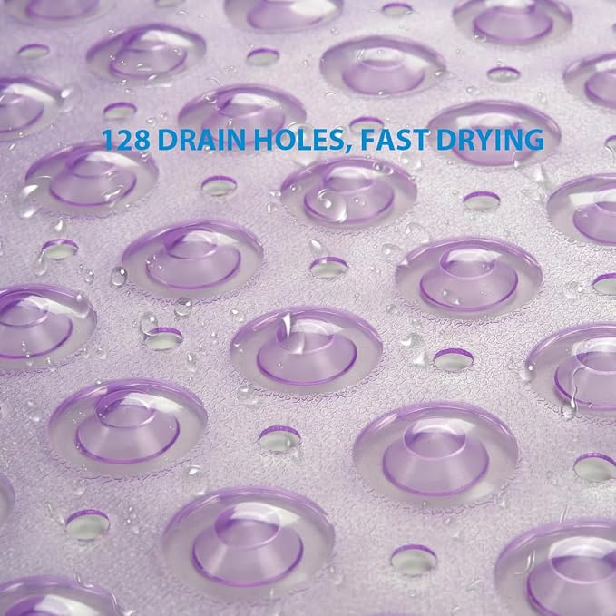 AmazerBath Bath Tub Mat, Medium Size 27.6 x 15 Inches Non-Slip Shower Mats - Image 4