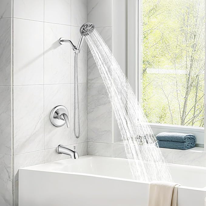 gotonovo Bathroom Shower Head Kit High Pressure Combo System Shower Faucet 6 - Image 6