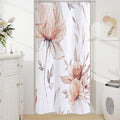 Small Stall Boho Watercolor Floral Shower Curtain 36 x 72, Artistic Narrow Half by Decorateyourhome