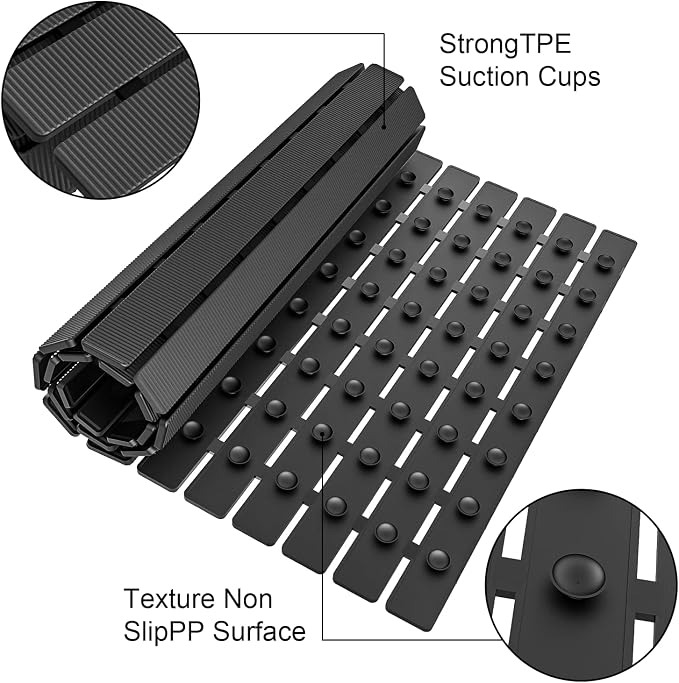 MBOSS Bath Tub Shower Mat Non Slip Bathtub Mats - Image 3