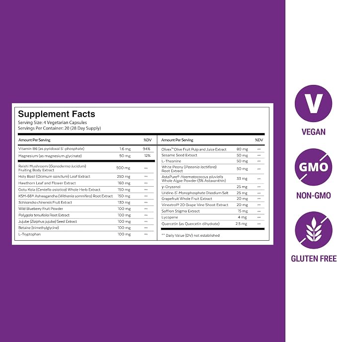 Qualia Night Sleep Aid | Non-Habit Forming | Science-Backed Supplement - Image 2