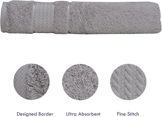 Melissa Linen, 4 Piece Washcloth Set, 100% Turkish Cotton Towels - Image 3