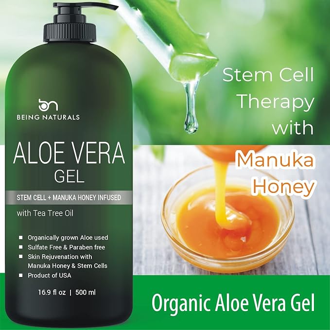 Aloe vera Gel - from 100% Pure Organic Aloe Infused - Image 3