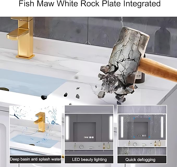 Modern 72" Bathroom Vanity - Image 6