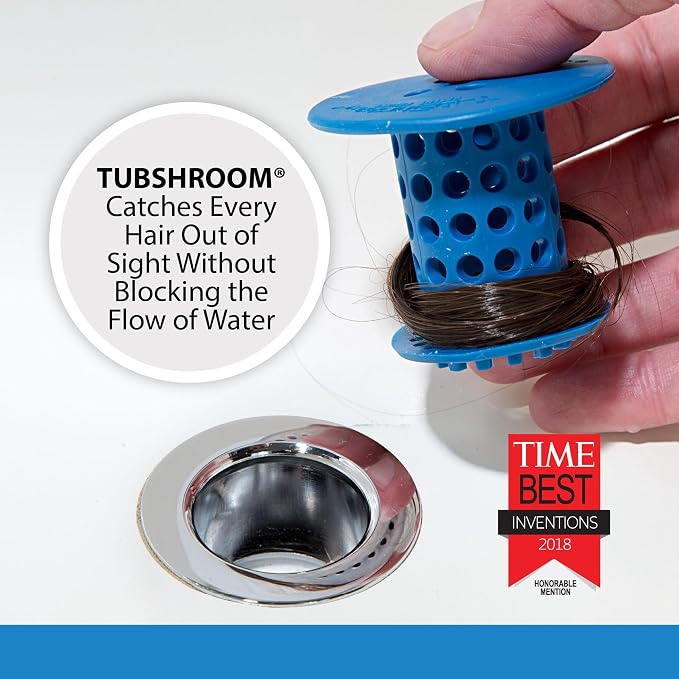 TubShroom Tub Drain Hair Catcher Strainer, Fits 1.5” – 1.75” Bathtub and Shower - Image 4
