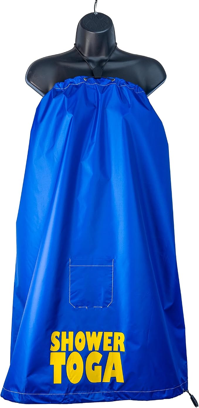 Shower Toga - Wearable Shower Garment, Privacy RV & Camping Shower, Surf Poncho by ShowerToga