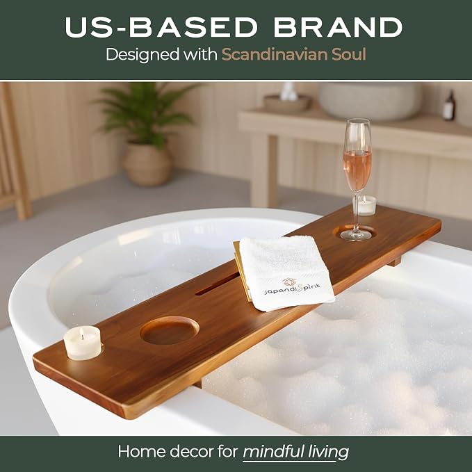 Grand Fjord | Teak Bathtub Tray - Image 10