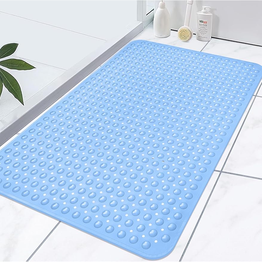 Extra Large Shower Mat, Yonala 47.2 x 31.5 Inch Non Slip Shower Mats by Yonala