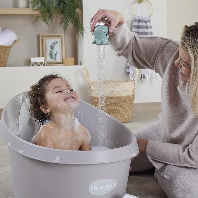 Toddler Bath Tub | Larger Bath for Bigger Kids at Bathtime | Includes Warm and - Image 5