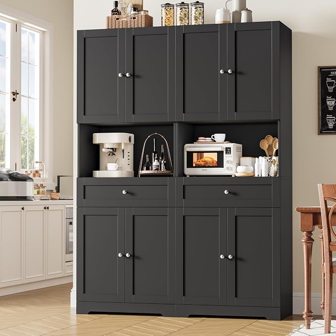 HIFIT Tall Bathroom Storage Cabinets, Modern Linen Storage Cabinet - Image 3
