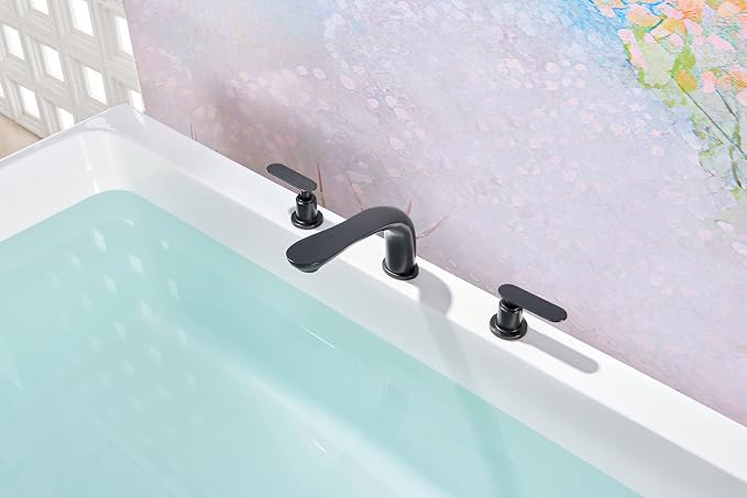 SITGES Classic Bathtub Faucet, 2-Handle Oil Rubbed Bronze Tub Filler, 3-Hole - Image 5