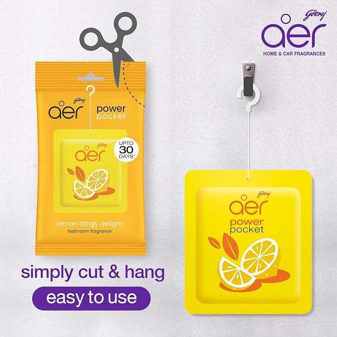 Godrej aer Power Pocket Bathroom Freshener – Assorted Pack of 5| Lasts up to 30 - Image 5