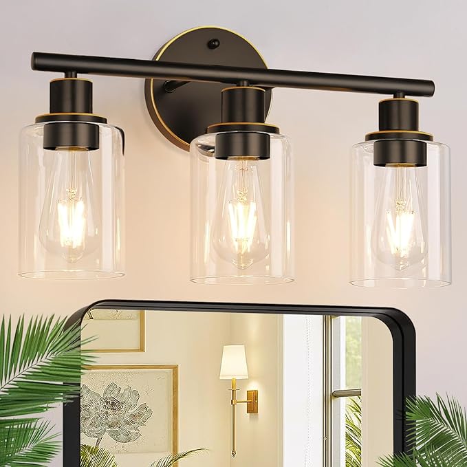 3-Light Bathroom Light Fixtures, Modern Vanity Light by Zarbitta