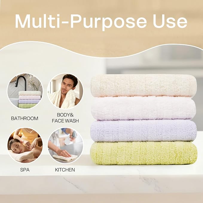 Vie Triomphe Facial Towels Washcloth Luxury Hand Towels - Image 9