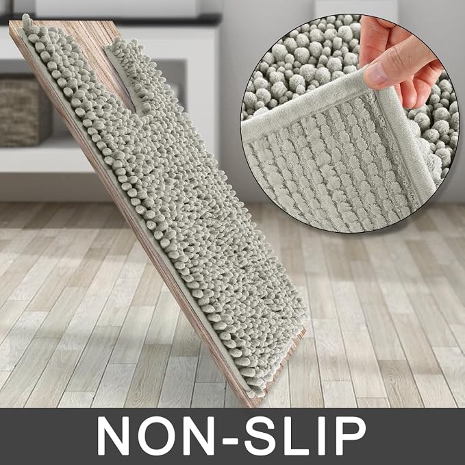 Yimobra Toilet Rug U Shaped Washable 24x20 Inch - Image 4