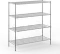 24" Deep x 60" Wide x 64" Height Wire Shelving Kit | 4-Tier | NSF Commercial by Regal+Altair