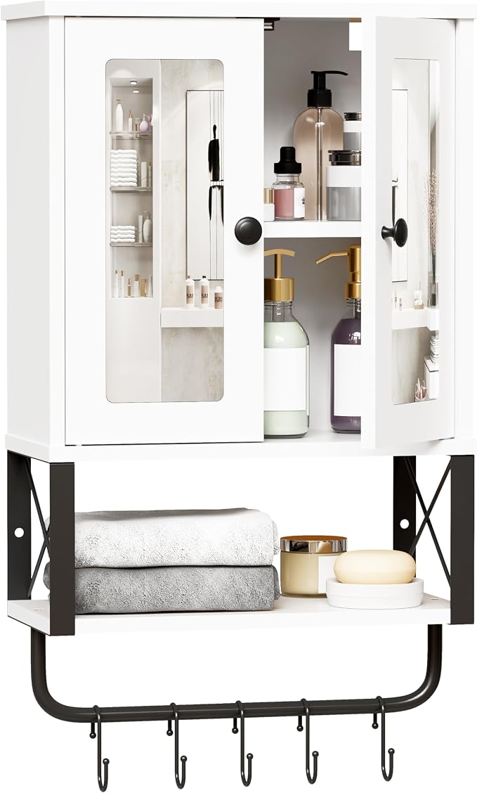 BEWISHOME Medicine Cabinet, Bathroom Wall Cabinet by BEWISHOME
