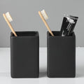 Black Square Toothbrush Holders by BSDISP