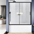 Bathtub Shower Glass Door 57"-59" W*60" H, Single Sliding Shower Doors by SHOWERBATHTUBDOORSDEVELOPER
