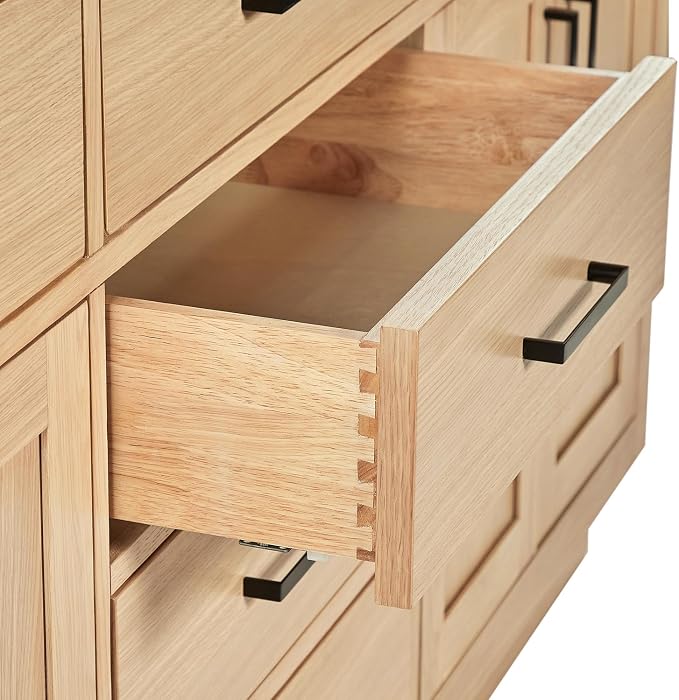 ARIEL Double Bathroom Vanity 72" Inch Oak - Image 7