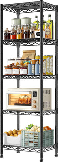 5 Tier Metal Shelving Unit Wire Shelving, Storage Rack by Durayloly