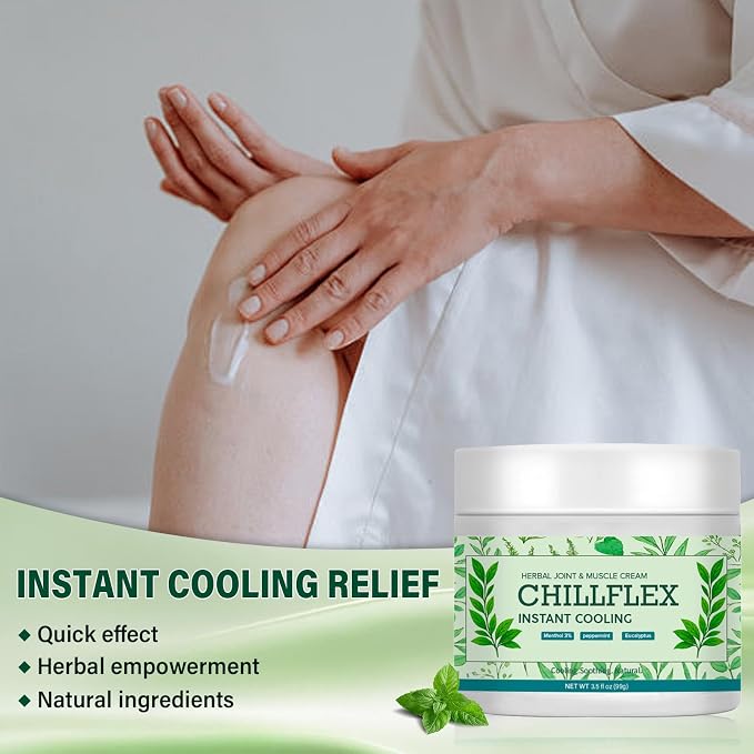 CHILLFLEX Menthol Soothing Cream, Cooling Soothing Gel, Joint Activities - Image 7